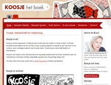 Tablet Screenshot of koosjehetboek.nl